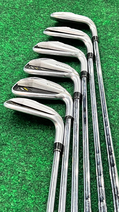 Used RH TaylorMade RocketBladez Iron Set 5-P - Regular Flex Steel shaft